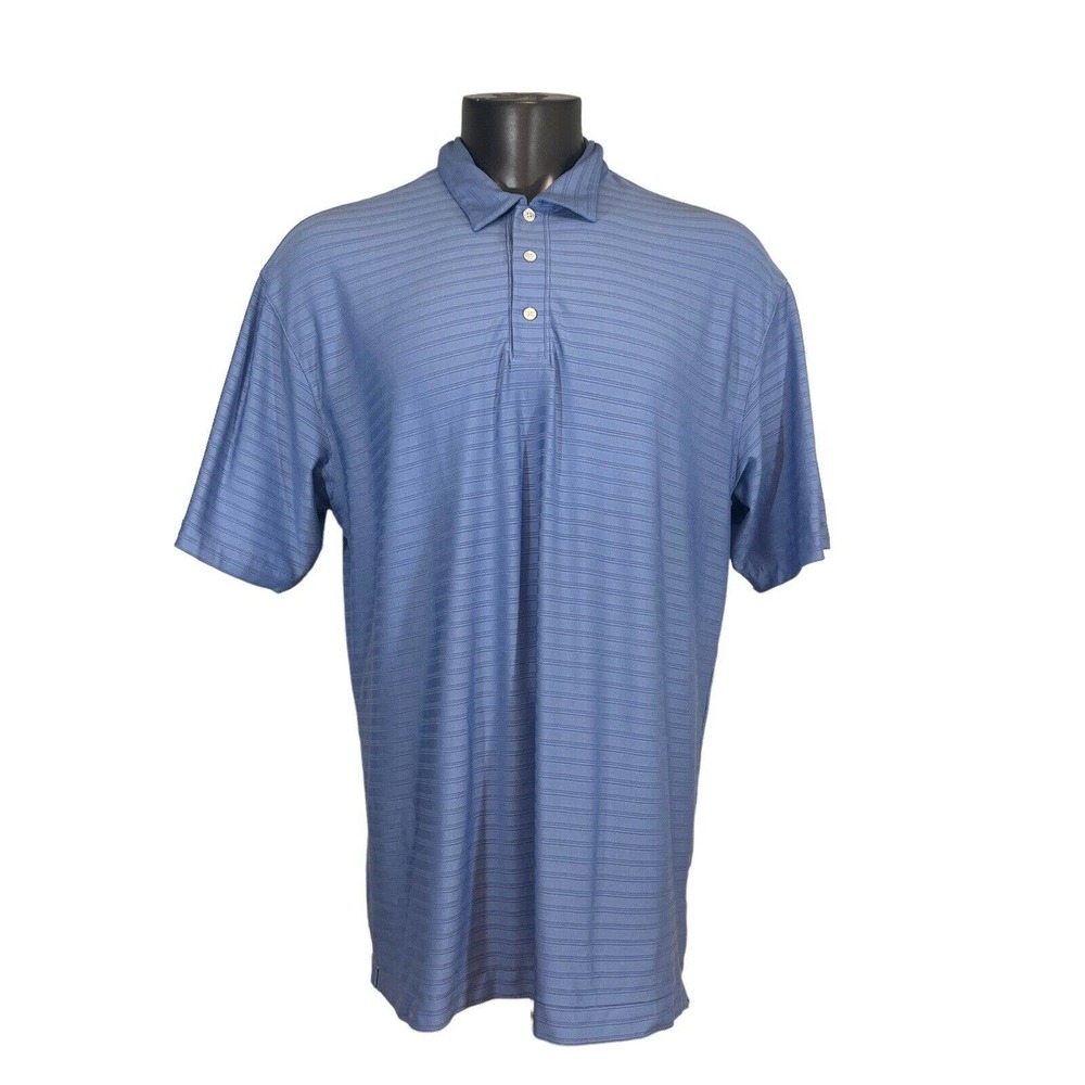 Nike Tiger Woods Collection Men's Polo Shirt Periwinkle Blue Short Sleeve XL